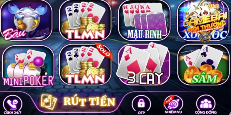 Giới thiệu về game bài đổi thưởng trên web